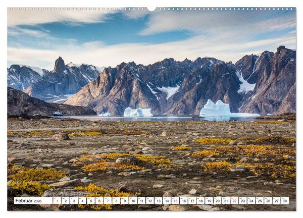 Produktbild: Scoresbysund - Sommer im gr&ouml;&szlig;ten und l&auml;ngsten Fjordsystem der Welt (Wandkalender 2026 DIN A2 quer), CALVENDO Monatskalender