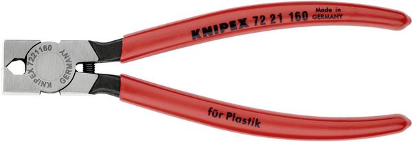 Produktbild: Knipex 72 21 160 Werkstatt Kunststoffseitenschneider ohne Facette 228mm