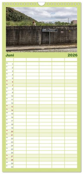 Produktbild: Familienplaner 2026 - Camino 2026 mit 5 Spalten (Wandkalender, 21 x 45 cm) CALVENDO