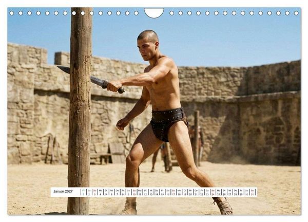 Produktbild: Echte Kerle &ndash; Gladiatoren (Wandkalender 2027 DIN A4 quer), CALVENDO Monatskalender