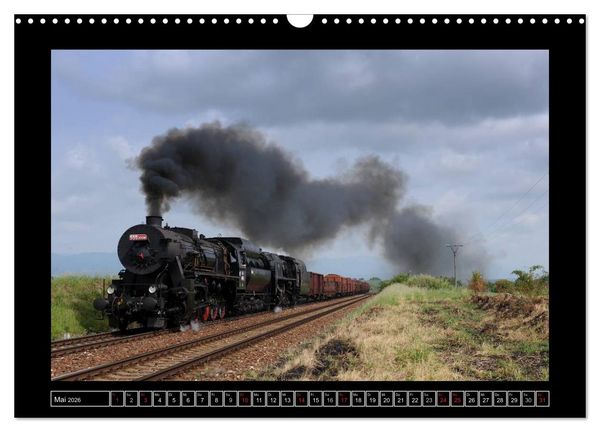 Produktbild: Eisenbahndampfromantik (Wandkalender 2026 DIN A3 quer), CALVENDO Monatskalender