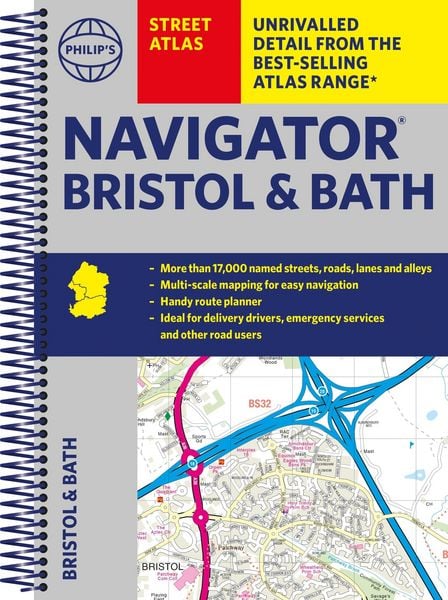 Produktbild: Philip's Navigator Street Atlas Bristol & Bath
