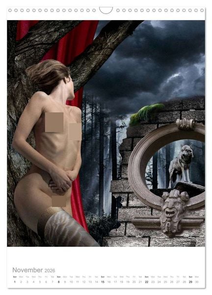 Produktbild: An Erotic Expedition to the World of Female Reveries (Wall Calendar 2026 DIN A3 portrait), CALVENDO 12 Month Wall Calendar