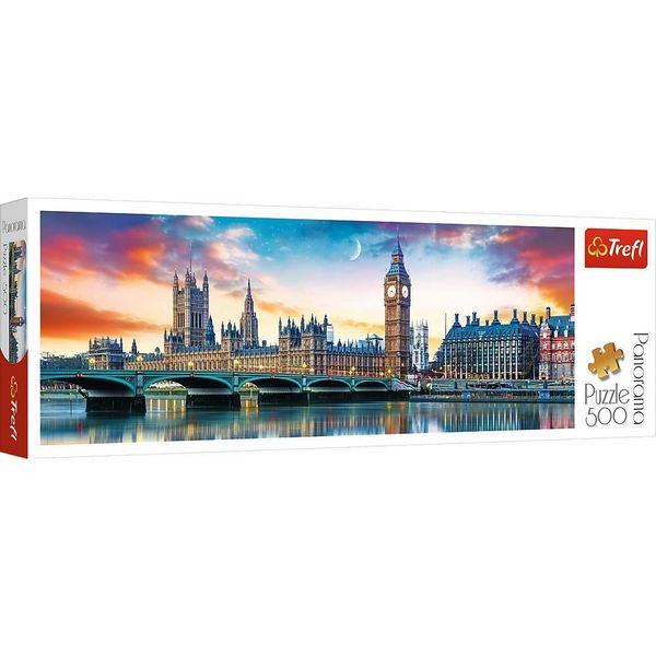 Puzzles - '500 Panorama' - Big Ben und Palast of Westminster, London