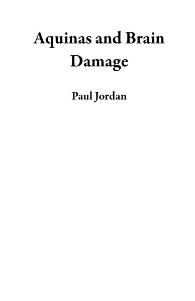 Produktbild: Aquinas and Brain Damage
