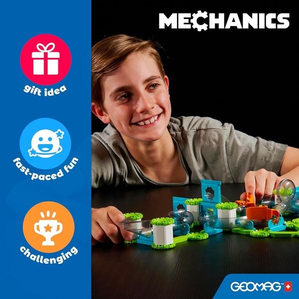 Produktbild: Geomag Mechanics Gravity Bauteilset Constructor Anzahl Teile: 67 Altersklasse: ab 7 Jahre