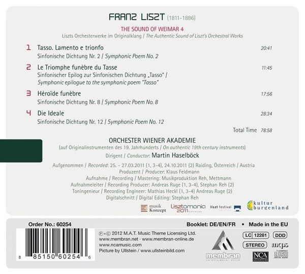 Produktbild: Liszt: The Sound of Weimar 4