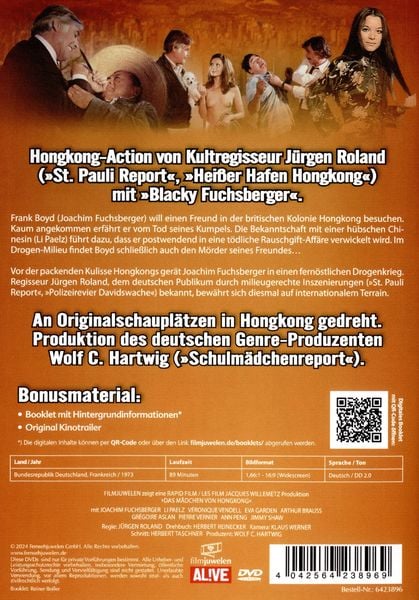 Produktbild: Das M&auml;dchen von Hongkong (Die Hongkong-Rei&szlig;er) (Neuauflage)