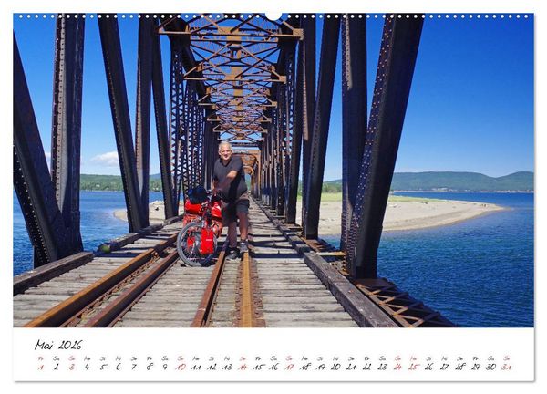 Produktbild: Abenteuer Radreisen (hochwertiger Premium Wandkalender 2026 DIN A2 quer), Kunstdruck in Hochglanz