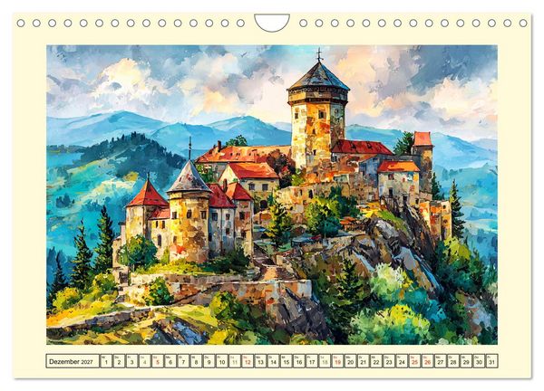 Produktbild: Rum&auml;nien. Zwischen Karpaten und K&uuml;ste (Wandkalender 2027 DIN A4 quer), CALVENDO Monatskalender