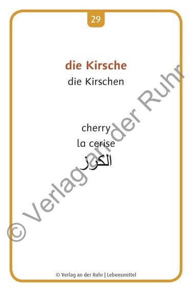 Produktbild: Lebensmittel - Deutsch, Englisch, Franz&ouml;sisch und Arabisch