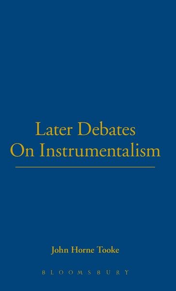 Produktbild: Later Debates On Instrumentalism