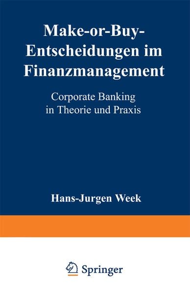 Produktbild: Make-or-Buy-Entscheidungen im Finanzmanagement
