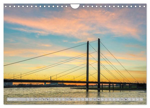 Produktbild: Wundersch&ouml;nes D&uuml;sseldorf (Wandkalender 2026 DIN A4 quer), CALVENDO Monatskalender