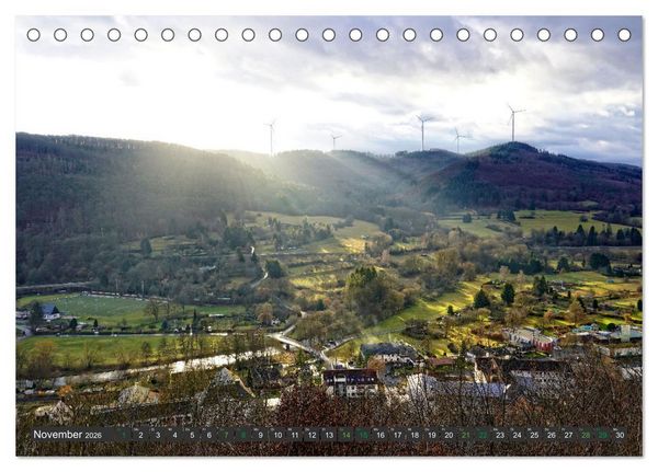 Produktbild: Sch&ouml;nes Biedenkopf Luftkurort in Hessen (Tischkalender 2026 DIN A5 quer), CALVENDO Monatskalender
