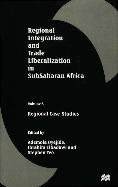 Produktbild: Regional Integration and Trade Liberalization in SubSaharan Africa