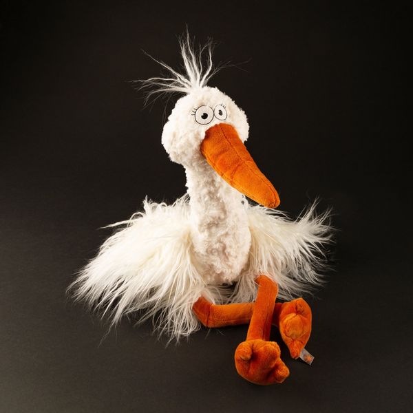 Produktbild: Sigikid 43401 - Kuscheltier Storch Happy Betty, Kikeriki, 52 cm