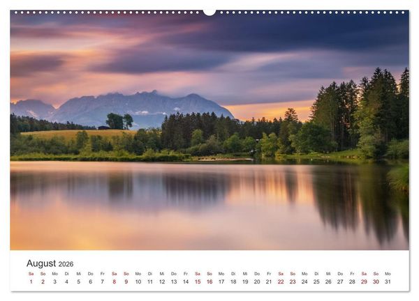 Produktbild: Bezaubernde Bergseen (Wandkalender 2026 DIN A2 quer), CALVENDO Monatskalender