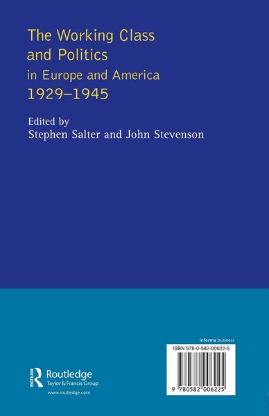 Produktbild: The Working Class and Politics in Europe and America 1929-1945