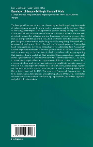 Produktbild: Regulation of Genome Editing in Human iPS Cells