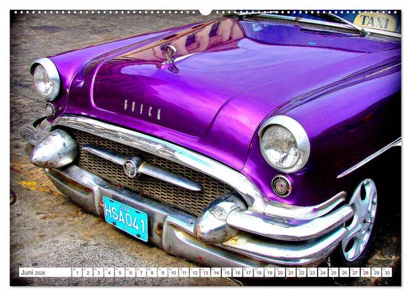 Produktbild: BUICK '55 - Mit 70 unterwegs in Kuba (Wandkalender 2026 DIN A2 quer), CALVENDO Monatskalender