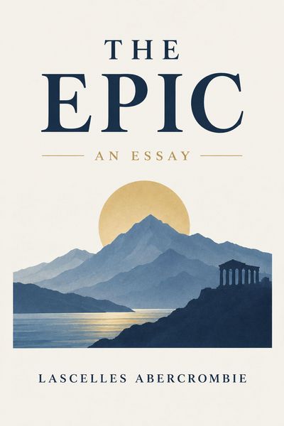 Produktbild: The Epic: an Essay