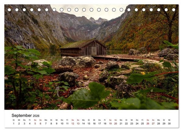 Produktbild: Berchtesgaden - Natursch&ouml;nheiten in Bayern (Tischkalender 2026 DIN A5 quer), CALVENDO Monatskalender
