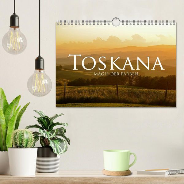 Produktbild: Toskana &ndash; Magie der Farben (Wandkalender 2026 DIN A4 quer), CALVENDO Monatskalender
