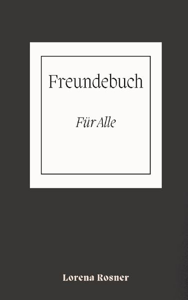 Produktbild: Freundebuch f&uuml;r Erwachsene