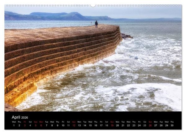 Produktbild: Jurassic Coast South England (High Quality Premium Wall Calendar 2026 DIN A2 landscape),CALVENDO 12 Month Wall Calendar