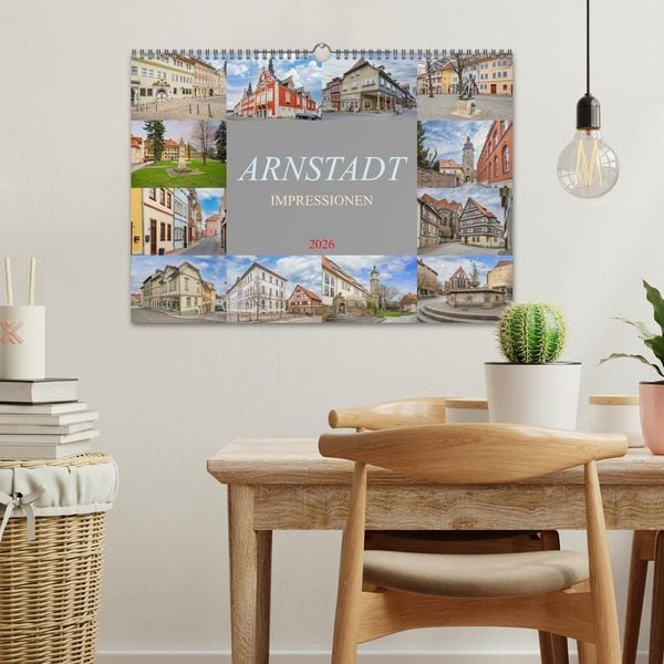 Produktbild: Arnstadt Impressionen (Wandkalender 2026 DIN A3 quer), CALVENDO Monatskalender