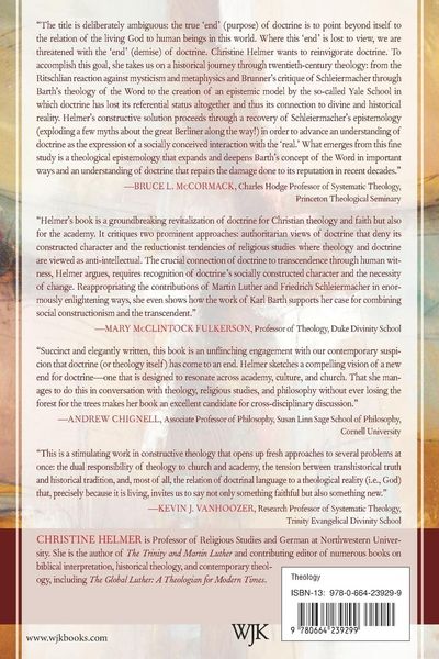 Produktbild: Theology and the End of Doctrine