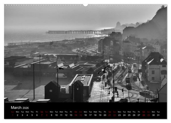 Produktbild: Photographs of Hastings and St Leonards (High Quality Premium Wall Calendar 2026 DIN A2 landscape),CALVENDO 12 Month Wall Calendar