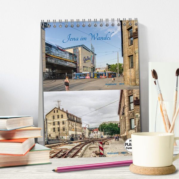 Produktbild: Jena im Wandel (Tischkalender 2026 DIN A5 hoch), CALVENDO Monatskalender