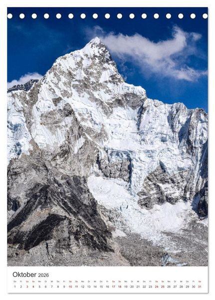 Produktbild: Nepal- K&ouml;nigreich der G&ouml;tter (Tischkalender 2026 DIN A5 hoch), CALVENDO Monatskalender
