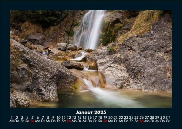 Produktbild: Wasserf&auml;lle 2025 Fotokalender DIN A5
