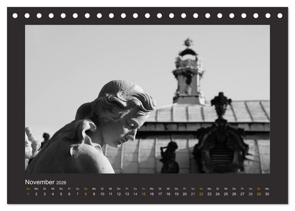 Produktbild: Dresdens stille Gesten (Tischkalender 2026 DIN A5 quer), CALVENDO Monatskalender