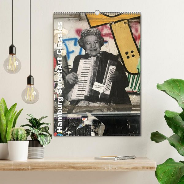 Produktbild: Hamburg StreetArt Classics (Wandkalender 2026 DIN A2 hoch), CALVENDO Monatskalender