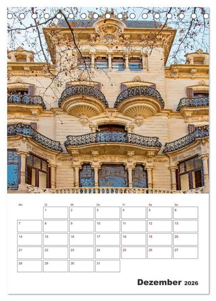 Produktbild: Barcelona - Urlaubsplaner (Tischkalender 2026 DIN A5 hoch), CALVENDO Monatskalender