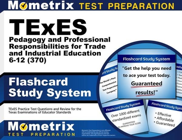 Produktbild: TExES Pedagogy and Professional Responsibilities for Trade and Industrial Education 6-12 (370) Flashcard Study System
