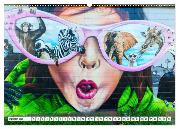 Produktbild: Kunst der Strasse (Wandkalender 2026 DIN A2 quer), CALVENDO Monatskalender