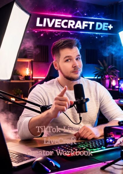 Produktbild: TikTok Live! LiveCraft Creator Workbook