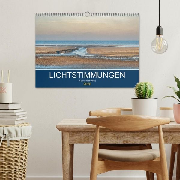 Produktbild: Lichtstimmungen in Sankt Peter-Ording (Wandkalender 2026 DIN A3 quer), CALVENDO Monatskalender