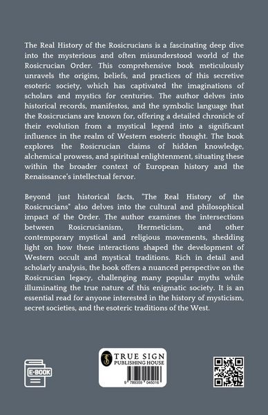 Produktbild: The Real History Of The Rosicrucians