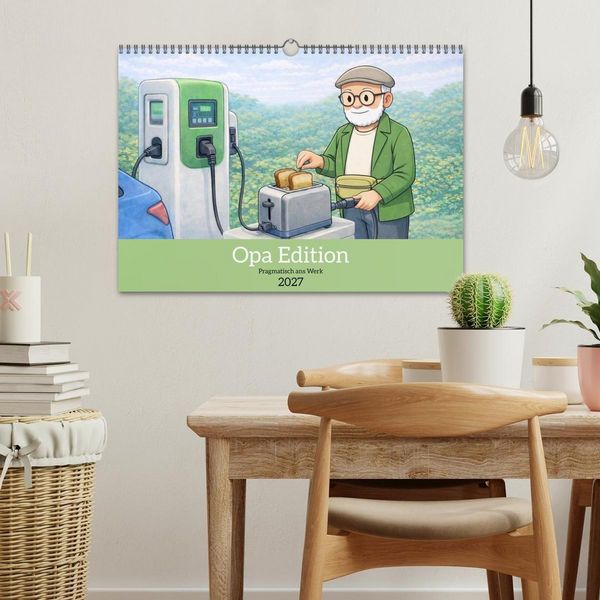 Produktbild: Opa Edition - Pragmatisch ans Werk (Wandkalender 2027 DIN A3 quer), CALVENDO Monatskalender