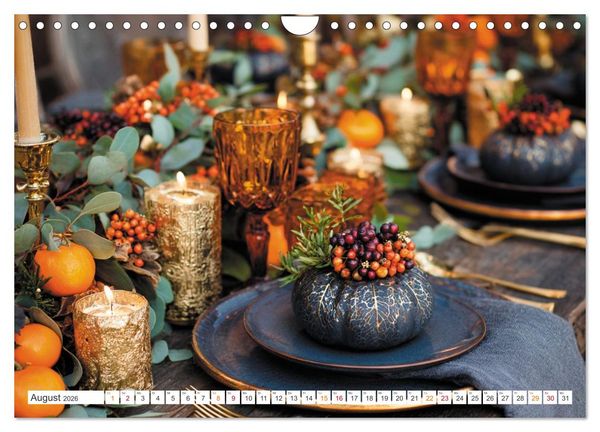 Produktbild: Kulinarische Eleganz (Wandkalender 2026 DIN A4 quer), CALVENDO Monatskalender