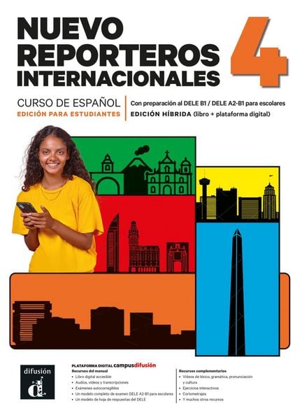 Produktbild: Nuevo Reporteros Internacionales 4 &mdash; Curso de Espa&ntilde;ol