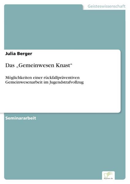 Produktbild: Das "Gemeinwesen Knast"