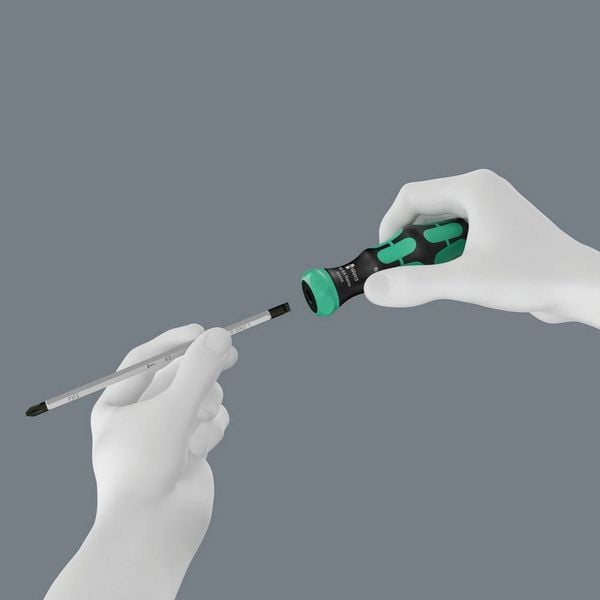Produktbild: Wera 80 RA Vario Werkstatt Ratschen-Schraubendreher 1/4\" (6.3 mm)