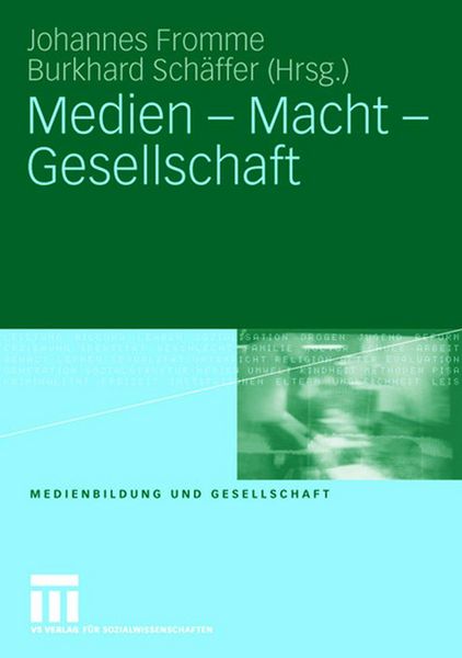 Produktbild: Medien - Macht - Gesellschaft